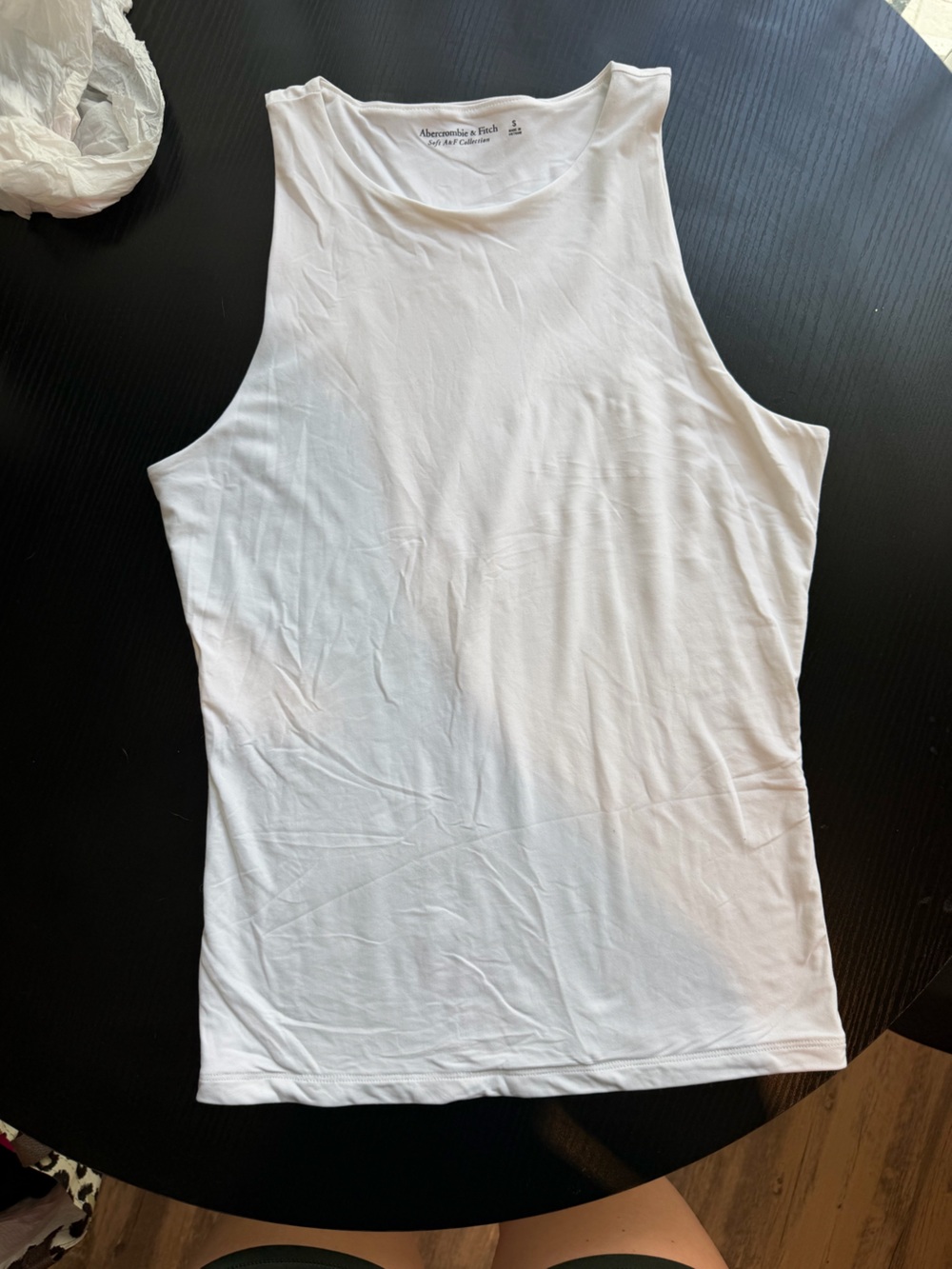 Abercrombie & Fitch Double Lined White Tank